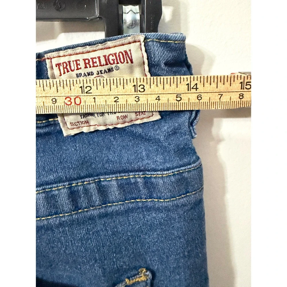 True Religion | Straight Leg Horseshoe Jeans Size 12 || Blue|